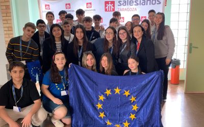 Salesianos Zaragoza, Escuela Embajadora celebrando la Unión Europea en el Día de Europa
