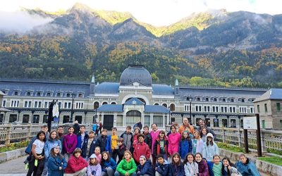 Los alumnos de 5º de Primaria disfrutan de Canfranc